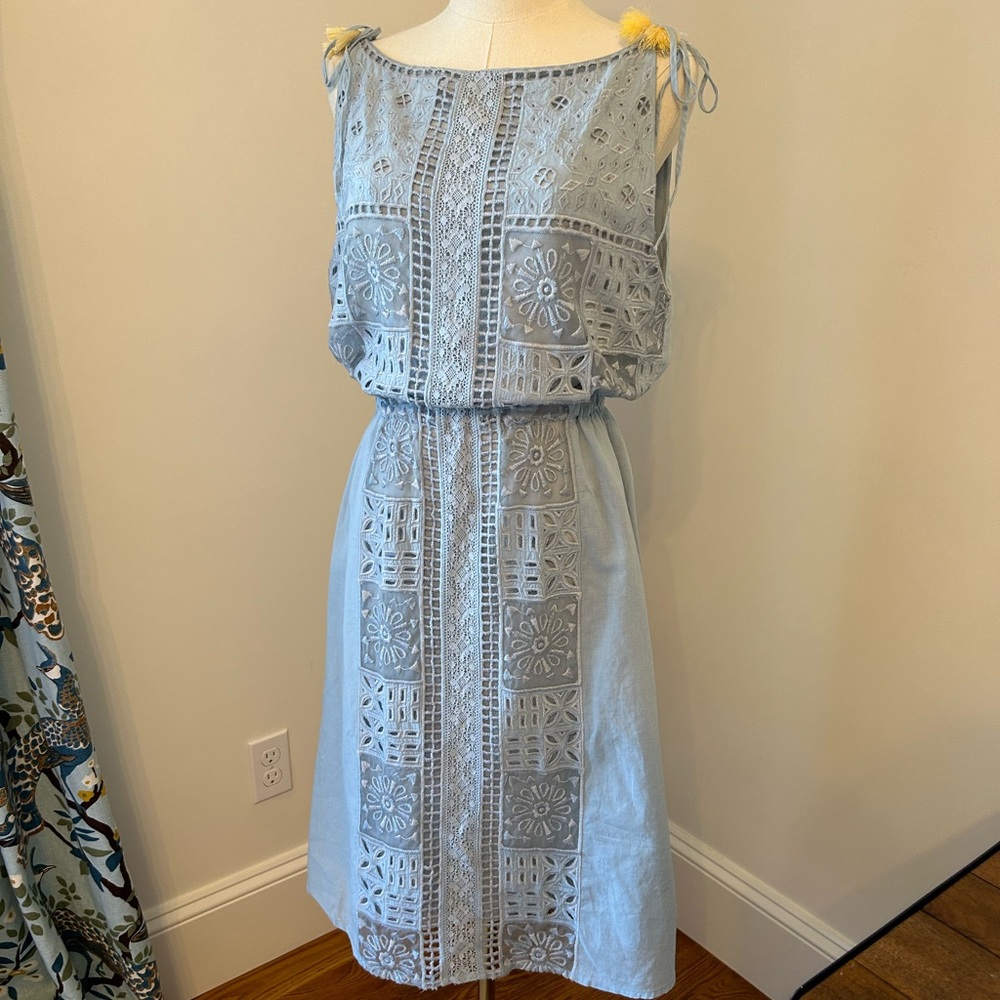 4 Love and Liberty by Johnny Was silk tie-shoulder dress